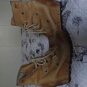 Sorel Joan of Arctic leather wedge boot